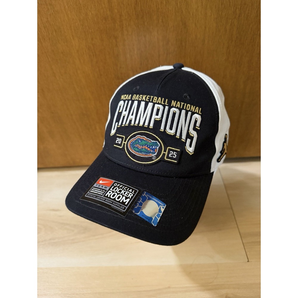 Jordan Florida Gators 2025 NCAA Basketball National Champions Snapback Hat NEW